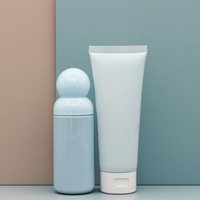 Pulvérisateur à pompe PET bleu personnalisé, atomiseur à fine brume, flacon pulvérisateur de voyage pour cosmétiques et soins personnels