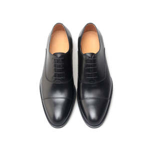 Chaussures Oxford en cuir véritable pour hommes, fabrication artisanale de luxe - Chaussures de mariage formelles à la vente en gros - Product Image 1
