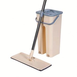 Nuevo Cubo de Microfibra Plano 360° con Sistema de Limpieza Rápida y Mopa para Uso en Seco y Húmedo, con Logotipo Personalizado - Product Image 2