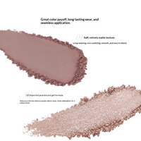 Palette de fards à paupières Joocyee/Yaose 12 couleurs, imperméable, mat/métallique/brillant, tons neutres de la terre, maquillage léger pour tous les jours