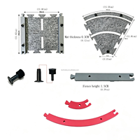 Circuit de course RC portable Levihobby, mini piste en EVA à assembler, aménagement personnalisé pour l'éducation STEM, jouet RC 1/64 1/76, pièces d'avion RC
