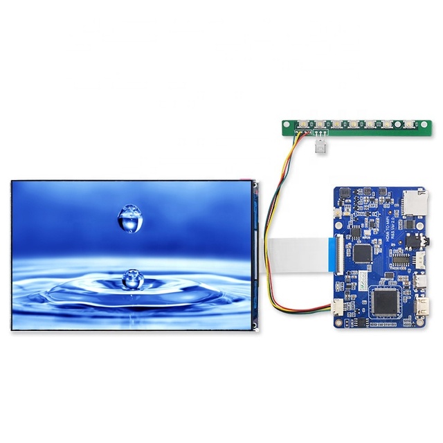 Raspberry Pi 7 Inch Mipi Dsi Interface IPS 1920*1200 TFT LCD Display Panel Screen Module with Controller Board Type-C Connector
