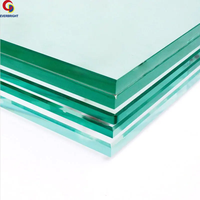 Penjualan Terbaik 10Mm Kaca Pegangan Tempered Kaca Tempered untuk Pagar Tangga Digunakan Di Langkan