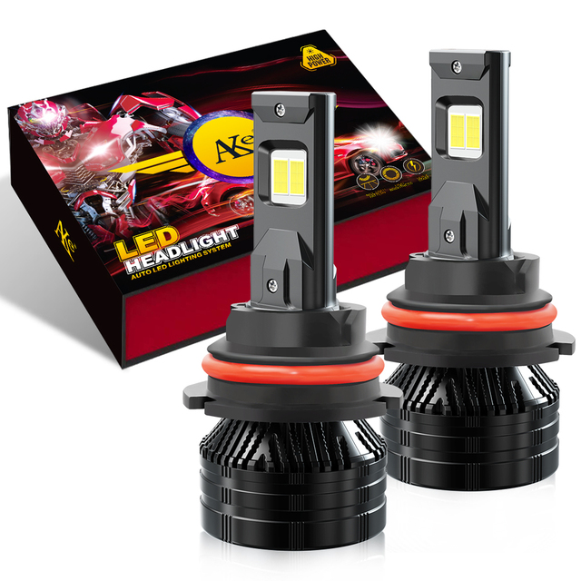 AKE V80 Led 130W 13000Lm Super Bright Car Light Bulb 9005 H7 Lamp Canbus Luces Led Para Auto Luz H1 H7 H11 Led Headlight Bulbs