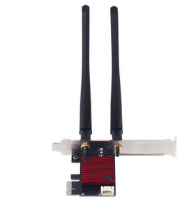 Drops hipping 3000 Mbit/s 2,4 GHz & 5,8 GHz 6dBi Antenne Wifi 6 AX200 PCIE 2 In 1 BT5.2 PCIE Wifi BT Karte Für PC - Product Image 1