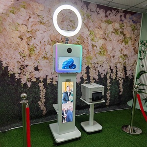 Machine Photobooth PC à Écran Tactile LCD 15,6 Pouces pour Mariages et Événements, Cabine <span class=keywords><strong>Photo</strong></span> Selfie DSLR avec Support d'Écran LCD - Product Image 1