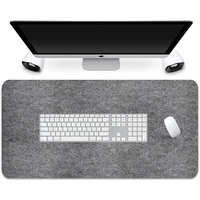 Grand tapis de souris antidérapant pour bureau, 1 pièce, en feutre, couverture de Base, pour écriture et bureau