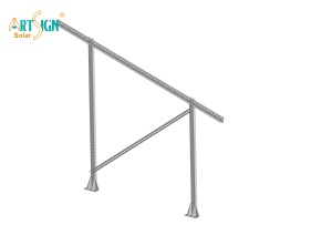 Nhà máy trực tiếp zn-mg-al Thép tráng panel năng lượng mặt trời mặt đất gắn hệ thống với cơ sở bê tông - Product Image 5