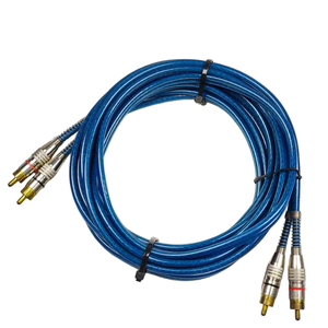 Cable de Audio Coaxial de Alta Fidelidad 2RCA a 2 RCA con Conectores Chapados en Oro y Revestimiento de PVC para Subwoofer de Auto, Amplificador y Reproductor de DVD - Product Image 6