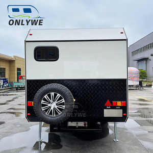 ONLYWE Allroad todoterreno <span class=keywords><strong>Camper</strong></span> Remolque Camping Remolque Offroad 4x4 Teardrop Offroad <span class=keywords><strong>Camper</strong></span> 4x4 Remolque caravana Mini Caravane - Product Image 3