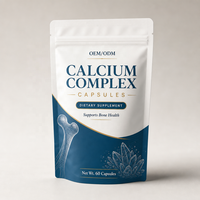 Compléments Nutritionnels Complexe Calcium 1200 mg Capsules Molles de Calcium avec Vitamine D3 K2