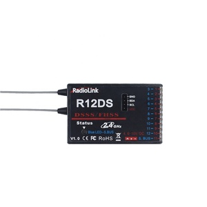 <span class=keywords><strong>RadioLink</strong></span> AT10 II 2.4Ghz 12CH RC Émetteur avec <span class=keywords><strong>R12DS</strong></span> Récepteur PRM-01 Tension Module de Retour Batterie pour Quadcopter RC - Product Image 4