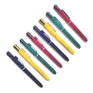 Bolígrafo Escolar Promocional 4 en 1 Multicolor, Plástico, Pulsador, Ancho de Escritura de 0.5 mm - Product Image 1