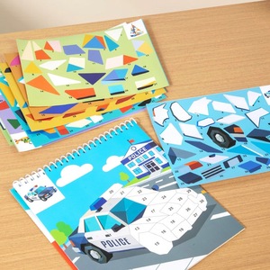 <span class=keywords><strong>Puzzle</strong></span> 3D géométrique transfrontalier pour enfants, jouets éducatifs, autocollants DIY, développement de la motricité fine et de l'éveil précoce - Product Image 3