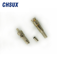 Vente en gros RF BNC mâle connecteur Coaxial sertissage RG6 câble 50 Ohm Rass/alliage matériel mâle Coaxial BNC pour antenne