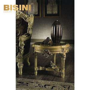 La surface en verre luxueuse <span class=keywords><strong>table</strong></span> à thé en bois massif aristocrat <span class=keywords><strong>table</strong></span> à café <span class=keywords><strong>rectangulaire</strong></span> à coins <span class=keywords><strong>arrondis</strong></span> et carrés - Product Image 2