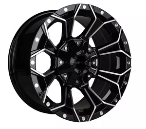 Usine chinoise Prix bon marché <span class=keywords><strong>17</strong></span> 18 20 <span class=keywords><strong>pouces</strong></span> roues tout-terrain 4X4 5x1143 5x120mm jantes en alliage d'aluminium pour SUV - Product Image 1