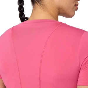 Servicio de Marca OEM, Camiseta Deportiva de Lujo para Mujer, de Verano, Modal, Lana, Estampada a Cuadros, de Secado Rápido, para Correr - Product Image 5