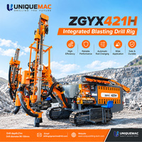 Foreuse de dynamitage intégrée ZGYX421H, profondeur 21m, diamètre 90-138mm, machine de forage minier sur chenilles