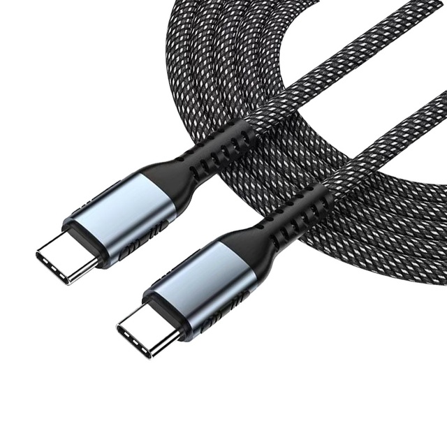 240W Charger Cables Fast Charge Type C-Type C Cables Nylon Braided USB-C Power Adapter Cables for Mobile Phone