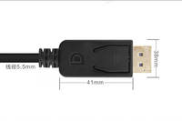 Kabel DVI High-Speed 1.8M untuk Pabrik Grosir, Adaptor Konektor DP DVI 1080P untuk Kartu Grafis Komputer Audio