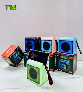 T14 Super Bass Portable Wireless Blue-Tooth <b>Speakers</b> RGB <b>LED</b> Colorful Light Active Stereo Woofer Hifi Music Mini <b>Speaker</b> - Product Image 2
