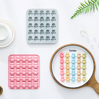Moule en silicone petit pingouin, résistant aux hautes températures, facile à démouler, outil de pâtisserie DIY pour chocolat, bonbons et gâteaux