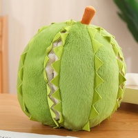 Unzip Durian Doll Knuffel Polyester PP Katoen Simulatie Creatief Afneembaar Afneembaar Fruitpop Verjaardagscadeau