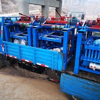 Machine à fabriquer des blocs de ciment à petite échelle 4-35A, machine à fabriquer des pavés et des briques emboîtables