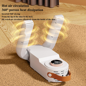 Séchoir à chaussures électrique automatique portable mini, à suspendre, séchage rapide pour la maison et l'hôtel avec minuterie, boîtier en plastique - Product Image 6