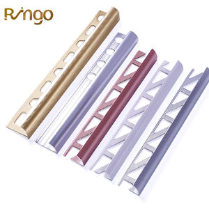 FOSHAN Factory prezzo basso strisce angolari da parete in ceramica personalizzate quarto bordo tondo profilo in alluminio argento lucido - Product Image 6