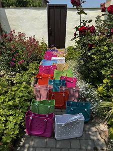 Tas Jinjing Kosmetik Croc Desain Baru Grosir Logo Kustom LS, Tas Pantai Bogg untuk Promosi dan Hadiah Terima Kasih - Product Image 2