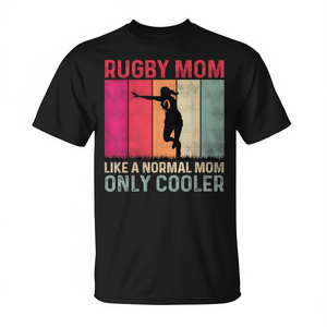 Camiseta para mamá de rugby, como una mamá normal, solo que más genial, regalo para el día de la madre - Product Image 2