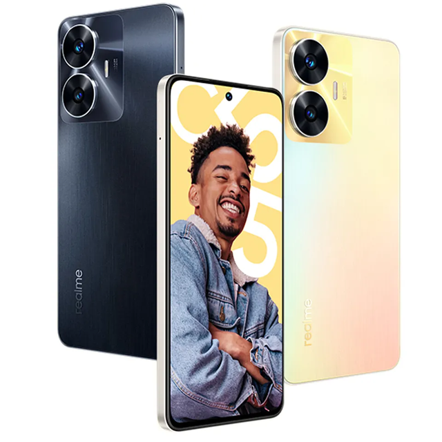 Realme C55 6.72" FHD+ Screen MediaTek Helio G88 64MP AI Camera Smartphone 5000mAh Battery 33W SUPERVOOC Charge Support NFC