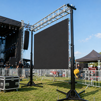 Torre de elevación portátil de hierro y acero con manivela, soporte de 6M, torre de truss de alta resistencia de 250KG para sistema PA y Line Array