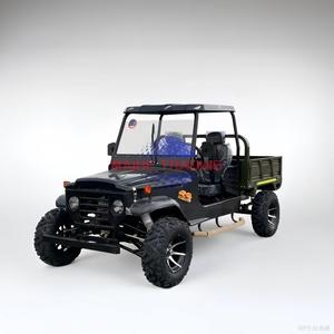 Potente Jeep Eléctrico Clásico para Turismo con Motor Híbrido y Chasis de Acero Q235B, Biplaza con Plataforma de Carga Trasera - Product Image 2