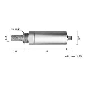 Capteur de point de rosée haute précision DMT143 RS485 - Analyseur de gaz industriel 4-20mA Température Humidité - Product Image 3