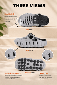 <span class=keywords><strong>Sandali</strong></span> Estivi Ergonomici Slip-On con Suola Morbida Ammortizzata, Zoccoli Leggeri in EVA Antiscivolo, Scarpe Comode per Camminare - Product Image 5