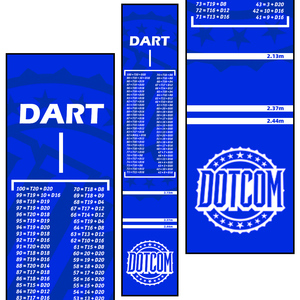 Tapis de fléchettes personnalisé imprimé en direct d'usine avec logo couleur et marquage Oche pour les clubs de fléchettes et les cadeaux de tournoi - Product Image 4