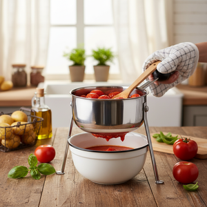 Mulino vegetale in acciaio inossidabile con due dischi di 20 cm di diametro - Product Image 3