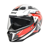 Casque de moto intégral certifié DOT - Utilisation tout-terrain/route/urbaine, coque ABS, doublure en coton doux, logo personnalisé