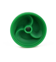 Tête de chicha en silicone durable personnalisée avec bol à tabac en verre et design moderne miroir, emballage en boîte cadeau