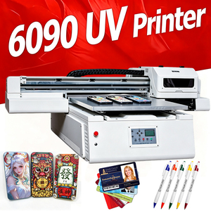 Impresora de Inyección de Tinta UV DTF de Cama Plana 6090 I1600/i3200HD para Impresión Rápida en Cartón, Flex, Madera y Acrílico - Product Image 1