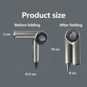 Sèche-cheveux ionique professionnel haute vitesse 1800w avec 110000 tr/min pour une utilisation en salon <span class=keywords><strong>prix</strong></span> d'usine pliable - Product Image 6