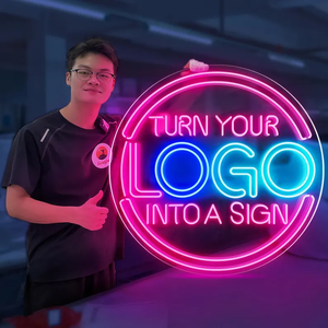 LC tùy chỉnh <span class=keywords><strong>Led</strong></span> Neon dấu hiệu UV in Thiết kế linh hoạt ánh sáng dây thừng làm bằng tay Ống ThủY Tinh Neon dấu hiệu cho thanh - Product Image 5