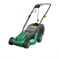 Tondeuse à gazon électrique puissante de 1600 W, type poussé à la main, désherbeur domestique pour jardin et cour
