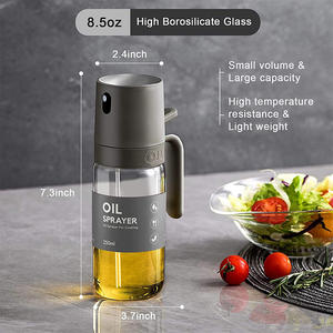 Spruzzino per Olio in Vetro Alimentare Riutilizzabile, Dispenser di Olio a Nebbia Fine per Cucina, BBQ, Friggitrice ad Aria, Cottura, Gadget da Cucina con Design Anti-Goccia - Product Image 4