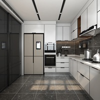 YALIG Armoires de cuisine modulaires personnalisables pour toute la maison, design minimaliste et luxueux