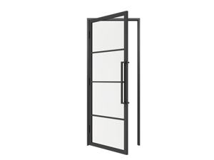 Puertas de loft de acero negro interior hechas a medida - Product Image 6