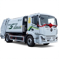 Camion à ordures compacteur EV 4x2 XINGCHEN 14 CBM à vendre pour la collecte des déchets, camion à ordures compacté EV